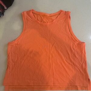 Orange Sleeveless Women's Top